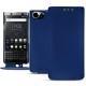 Custodia in pelle Blackberry Keyone - Bleu Océan PU