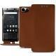 Lederschutzhülle Blackberry Keyone - Marron PU