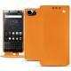 Lederschutzhülle Blackberry Keyone - Orange ( Nappa - Pantone 1495U ) 