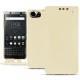 Funda de piel Blackberry Keyone - Beige ( Nappa - Pantone 7502C ) 