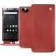 硬质真皮保护套 Blackberry Keyone - Cerise vintage ( Pantone 185C ) 