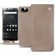 Blackberry Keyone leather case - Taupe vintage ( Pantone 7530C ) 