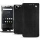 Housse cuir Blackberry Keyone - Abaca nero