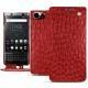 Funda de piel Blackberry Keyone - Autruche ciliegia