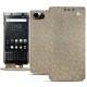 Capa em pele Blackberry Keyone - Autruche desert