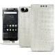 Housse cuir Blackberry Keyone - Crocodile milk