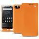 Housse cuir Blackberry Keyone - Orange fluo