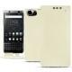 Capa em pele Blackberry Keyone - Blanc escumo