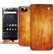 Housse cuir Blackberry Keyone - Orange Patine