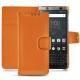 가죽 커버 Blackberry Keyone - Orange PU