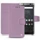 Blackberry Keyone leather case - Lilas ( Nappa - Pantone 2645U ) 