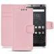 Custodia in pelle Blackberry Keyone - Rose ( Nappa - Pantone 2365C ) 