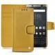 Housse cuir Blackberry Keyone - Mimosa ( Pantone 141C ) 