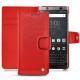 Capa em pele Blackberry Keyone - Tomate ( Pantone 187C ) 