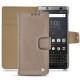 Blackberry Keyone leather case - Taupe vintage ( Pantone 7530C ) 