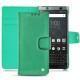 가죽 커버 Blackberry Keyone - Menthe vintage ( Pantone 562C ) 