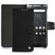 Lederschutzhülle Blackberry Keyone - Autruche nero