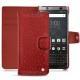 Blackberry Keyone leather case - Autruche ciliegia
