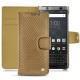 Custodia in pelle Blackberry Keyone - Serpent sabbia