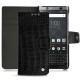 Lederschutzhülle Blackberry Keyone - Crocodile nero