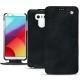 レザーケース LG G6 - Dark vintage ( Roughtcut - Black#5256 ) 