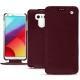 レザーケース LG G6 - Lie de vin ( Pantone 5115C ) 