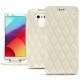 Capa em pele LG G6 - Blanc - Couture ( Bologna - White ) 
