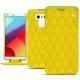 レザーケース LG G6 - Jaune fluo - Couture