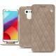 Custodia in pelle LG G6 - Taupe vintage - Couture
