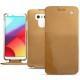 Housse cuir LG G6 - Or Maïa ( Bologna Hi Gloss Metallic - Pantone 871C ) 