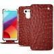 LG G6 leather case - Autruche ciliegia