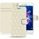 가죽 커버 Huawei Honor 8 Pro - Blanc - Couture ( Bologna - White ) 