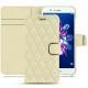Huawei Honor 8 Pro leather case - Ivoire - Couture ( Sleek P C12 - White ) 