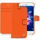 Housse cuir Huawei Honor 8 Pro - Orange fluo