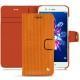 Custodia in pelle Huawei Honor 8 Pro - Abaca arancio