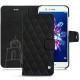 Housse cuir Huawei Honor 8 Pro - Negre poudro - Couture