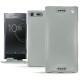 Sony Xperia XZ Premium leather case - Gris ( Nappa - Pantone W428C ) 