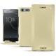 Custodia in pelle Sony Xperia XZ Premium - Beige ( Nappa - Pantone 7502C ) 