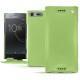 Housse cuir Sony Xperia XZ Premium - Vert olive ( Nappa - Pantone 578U ) 