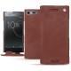 Housse cuir Sony Xperia XZ Premium - Passion vintage ( Glutton - Red ) 
