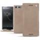 Lederschutzhülle Sony Xperia XZ Premium - Taupe vintage ( Pantone 7530C ) 