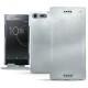 Custodia in pelle Sony Xperia XZ Premium - Platinium ( Bologna Hi Gloss Metallic - Pantone 877C ) 