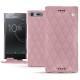 Sony Xperia XZ Premium leather case - Rose - Couture ( Nappa - Pantone 2365C ) 