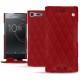 Capa em pele Sony Xperia XZ Premium - Rouge - Couture ( Nappa - Pantone 199C ) 