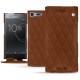 Funda de piel Sony Xperia XZ Premium - Marron - Couture ( Nappa - Pantone 1615C ) 