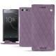 Capa em pele Sony Xperia XZ Premium - Lilas - Couture ( Nappa - Pantone 2645U ) 