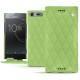 硬质真皮保护套 Sony Xperia XZ Premium - Vert olive - Couture ( Nappa - Pantone 578U ) 
