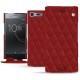 Sony Xperia XZ Premium leather case - Tomate - Couture ( Pantone 187C ) 