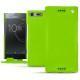 Funda de piel Sony Xperia XZ Premium - Vert fluo