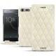 Custodia in pelle Sony Xperia XZ Premium - Blanc escumo - Couture